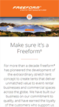 Mobile Screenshot of freeformtents.com